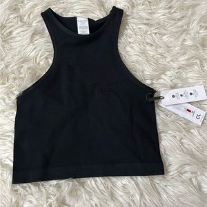 Calvin Klein Performance Racerback Crop Tank Top